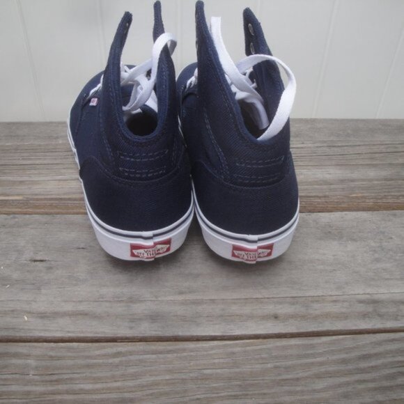 NEW VANS Men's Shoes Dress Blue or Navy-Blue Winston High-Top 9.5 - Picture 4 of 7